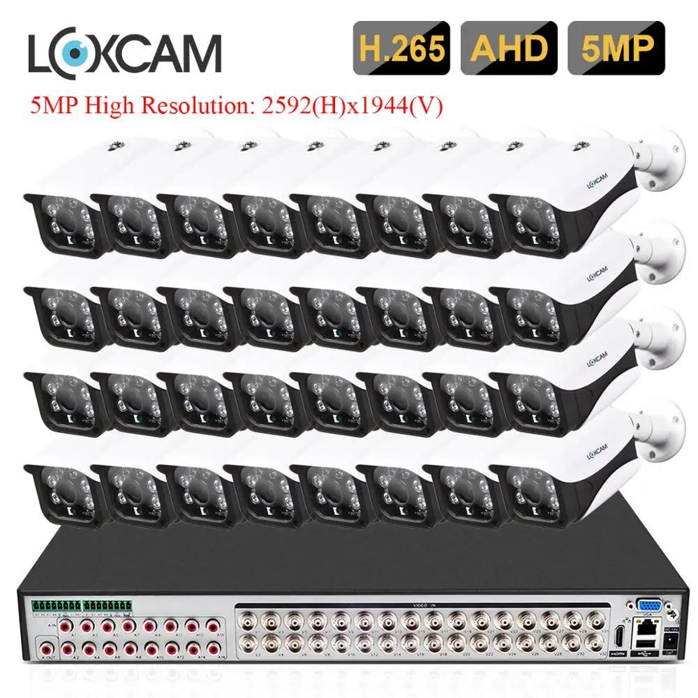 LOXCAM h.265 + 32CH 5MP-N NVR ŰƮ CCTV ī޶ ý 5MP  ߿  ߰ ð ī޶   Ʈ